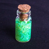 Nuclear Green Crushed Opal Mini Vial