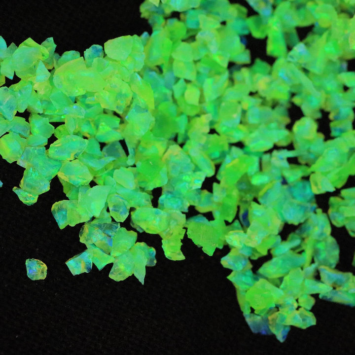 Nuclear Green Crushed Opal - The Opal Dealer