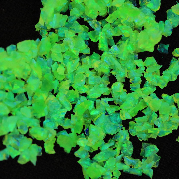 Nuclear Green Crushed Opal - The Opal Dealer