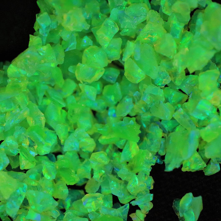 Nuclear Green Crushed Opal - The Opal Dealer