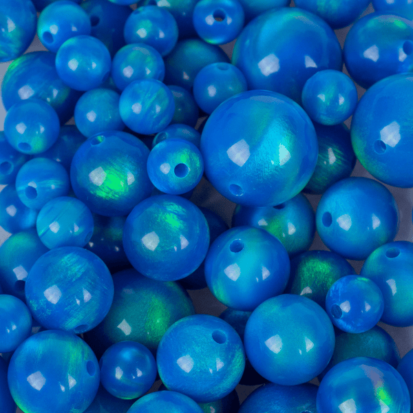 Ocean Blue Opalescence Craft Beads - The Opal Dealer
