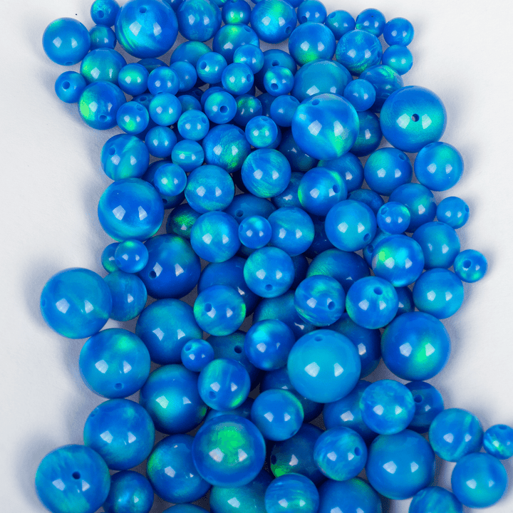 Ocean Blue Opalescence Craft Beads - The Opal Dealer