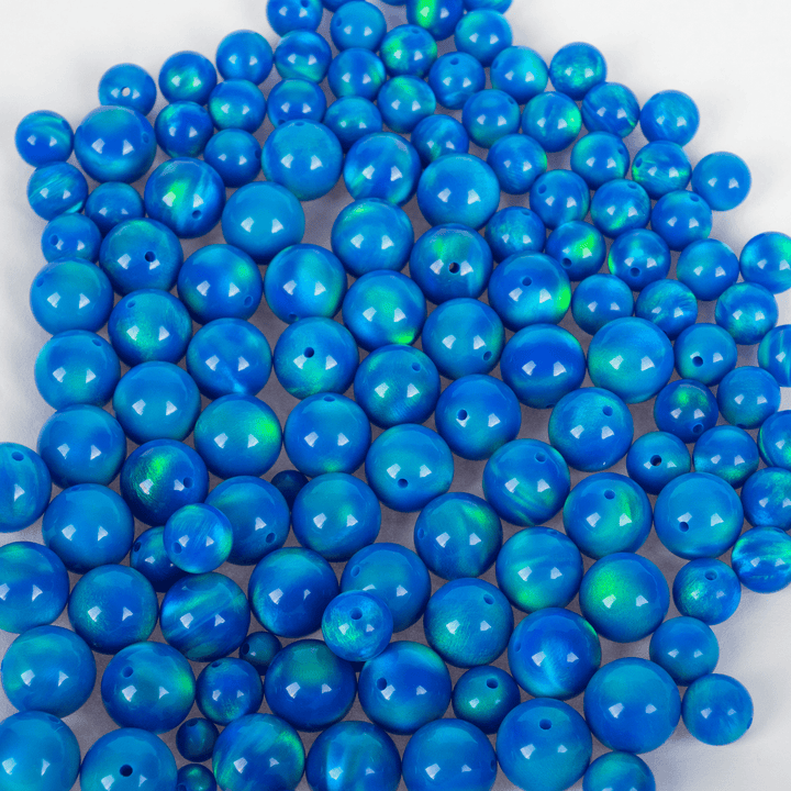 Ocean Blue Opalescence Craft Beads - The Opal Dealer