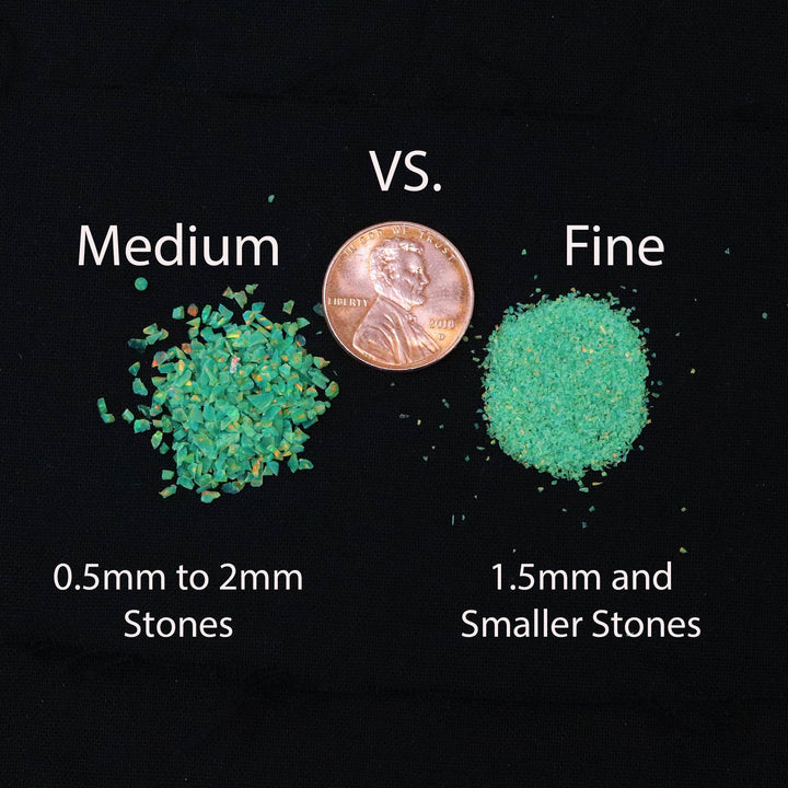 Olive Crushed Opal - The Opal Dealer