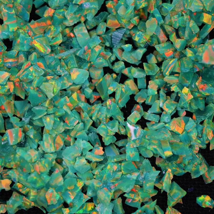 Olive Crushed Opal - The Opal Dealer