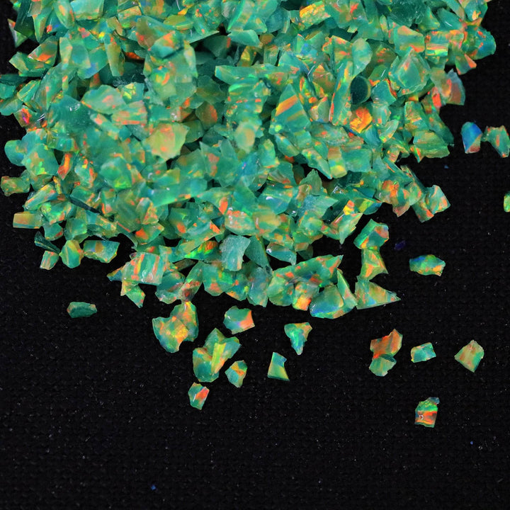 Olive Crushed Opal - The Opal Dealer