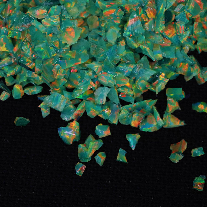 Olive Crushed Opal - The Opal Dealer