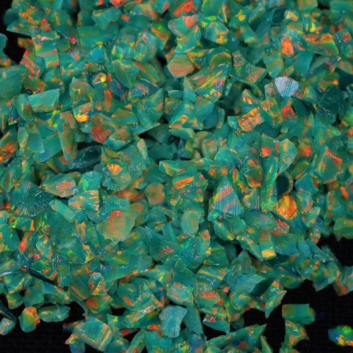 Olive Crushed Opal - The Opal Dealer