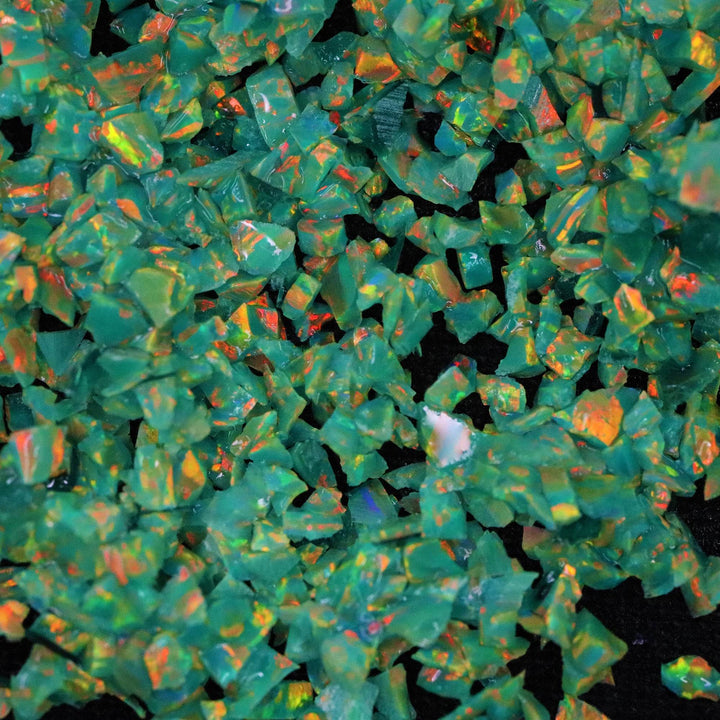 Olive Crushed Opal - The Opal Dealer