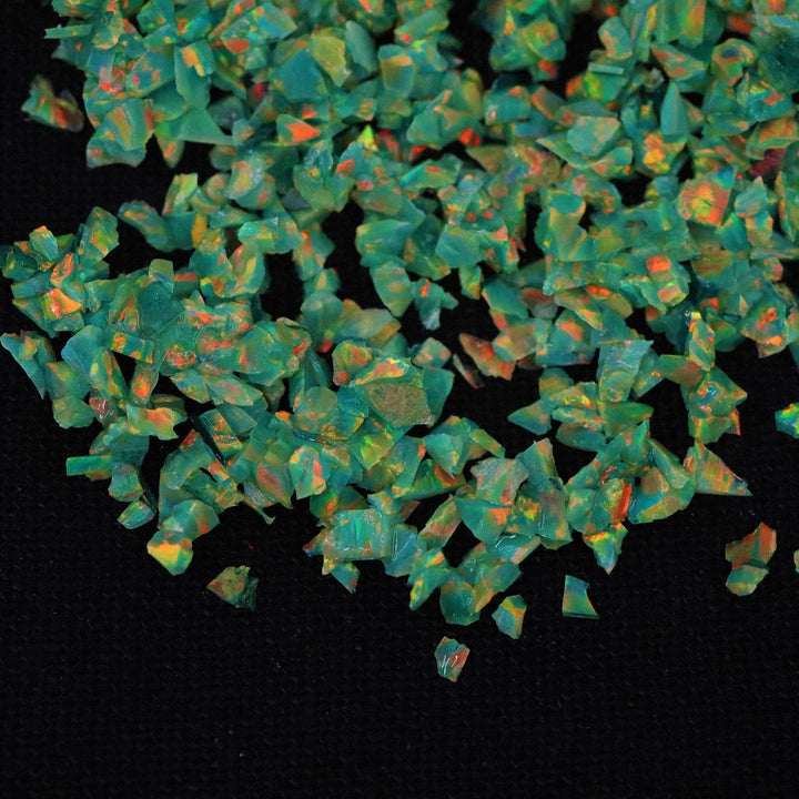 Olive Crushed Opal - The Opal Dealer