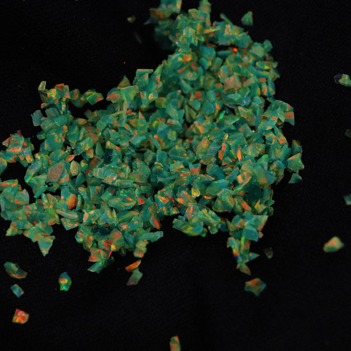 Olive Crushed Opal - The Opal Dealer