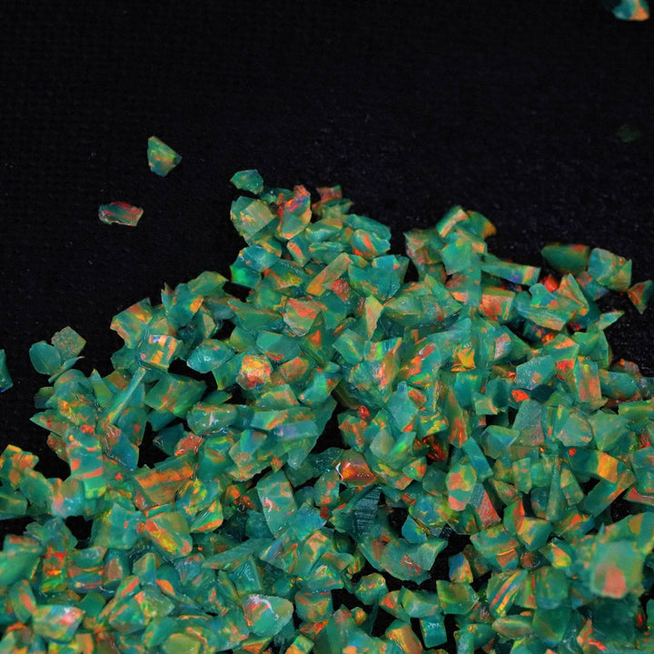 Olive Crushed Opal - The Opal Dealer