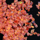 Orange Dahlia Crushed Opal