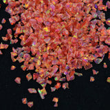 Orange Dahlia Crushed Opal