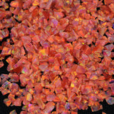 Orange Dahlia Crushed Opal
