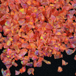Orange Dahlia Crushed Opal