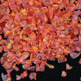 Orange Dahlia Crushed Opal