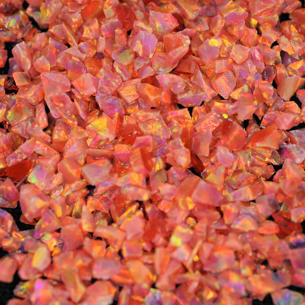 Orange Dahlia Crushed Opal - The Opal Dealer