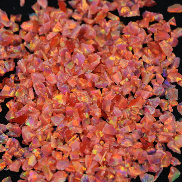 Orange Dahlia Crushed Opal - The Opal Dealer