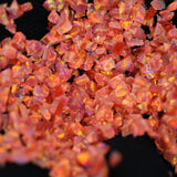 Orange Dahlia Crushed Opal