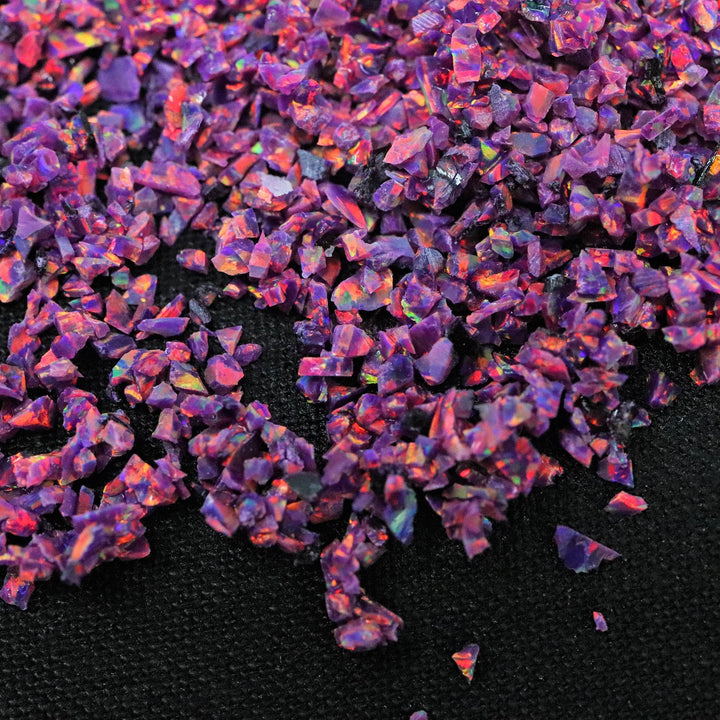 Orchid Crushed Opal - The Opal Dealer