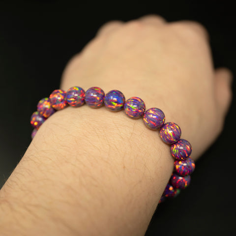 Orchid Opal Beaded Bracelet - New Design