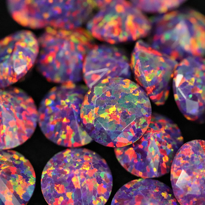 Orchid Diamond Cut Faceted Opal Stones - The Opal Dealer