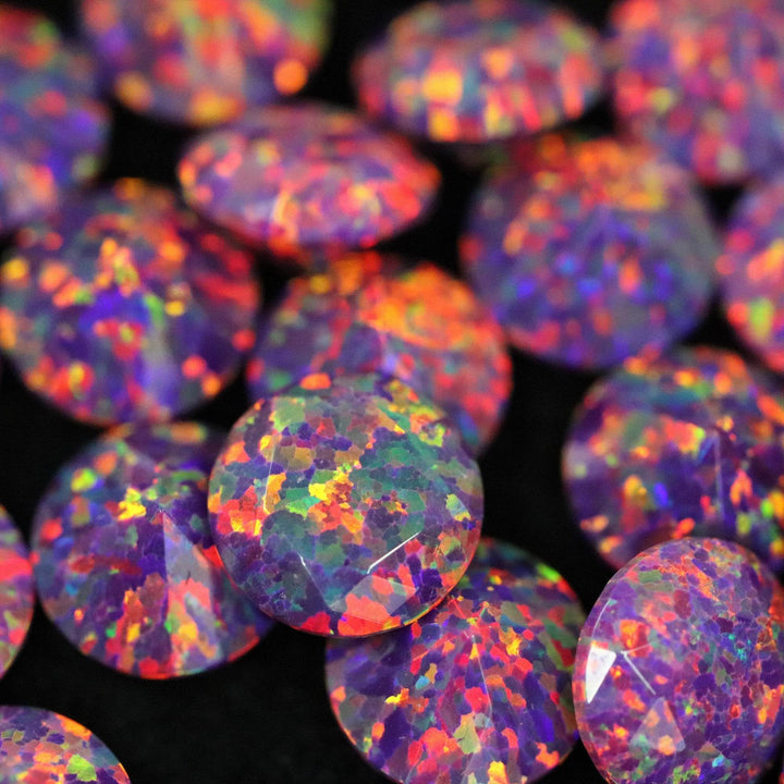 Orchid Diamond Cut Faceted Opal Stones - The Opal Dealer