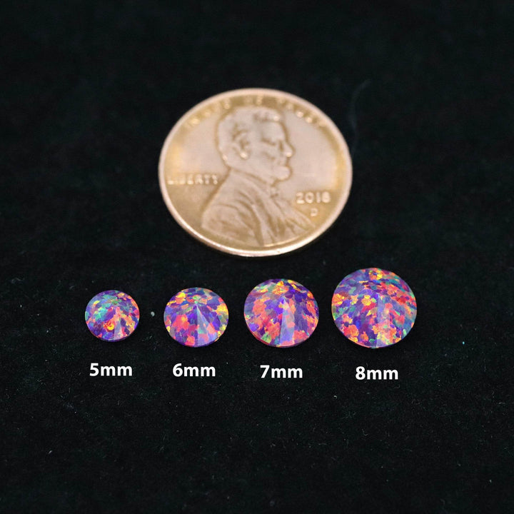 Orchid Diamond Cut Faceted Opal Stones - The Opal Dealer