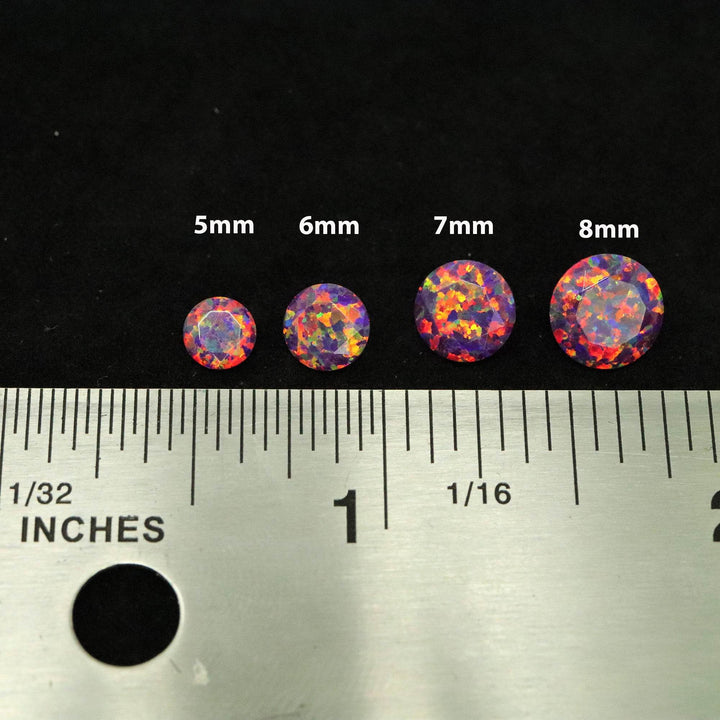 Orchid Diamond Cut Faceted Opal Stones - The Opal Dealer