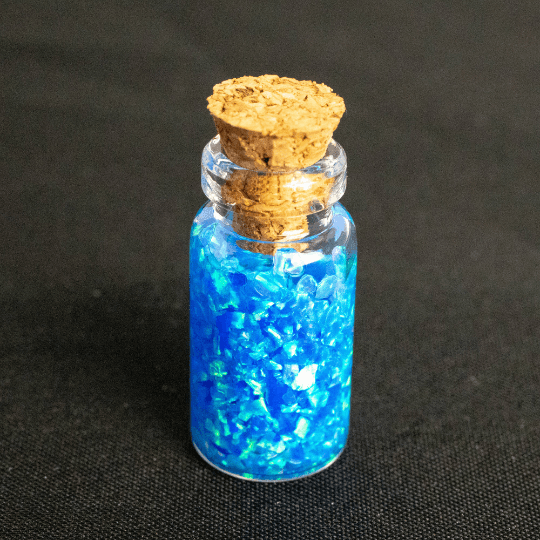 Pacific Sapphire Crushed Opal Mini Vial - The Opal Dealer