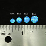 Pacific Sapphire Diamond Cut Faceted Opal Stones