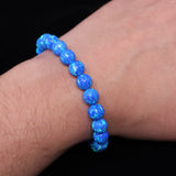 Pacific Sapphire Opal Beaded Bracelet