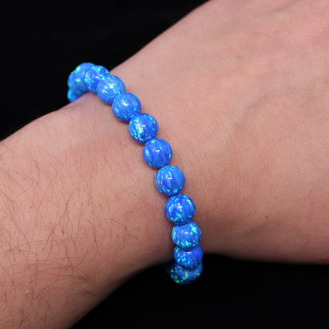 Pacific Sapphire Opal Beaded Bracelet - New Design