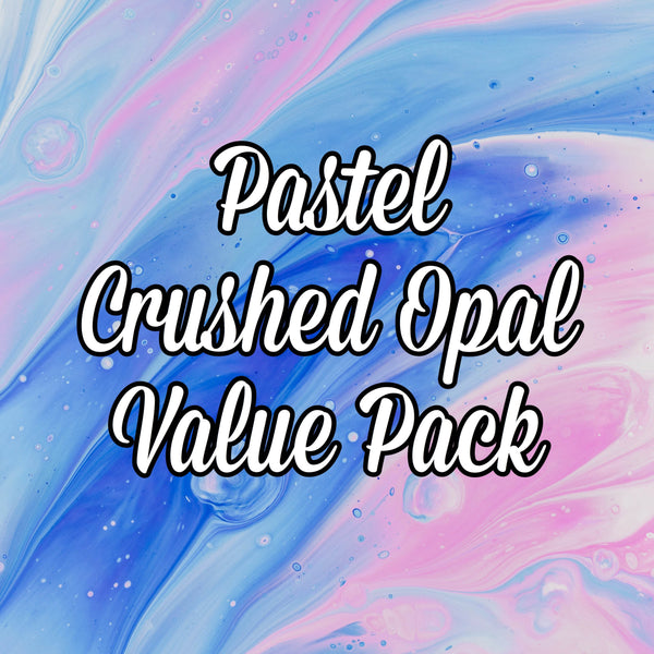 Pastel Crushed Opal Value Pack - 6 Grams Total - The Opal Dealer