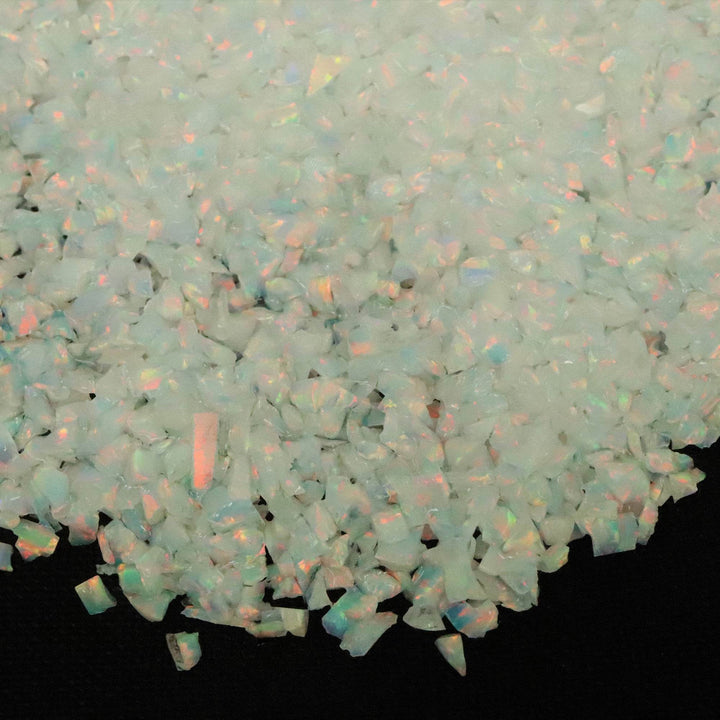 Pearl White Crushed Opal - The Opal Dealer