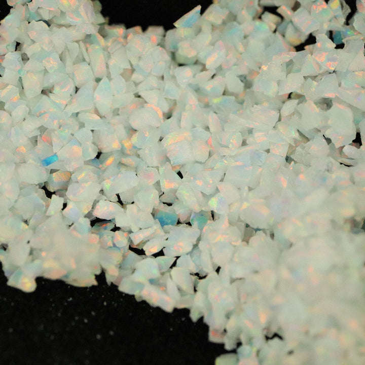 Pearl White Crushed Opal - The Opal Dealer