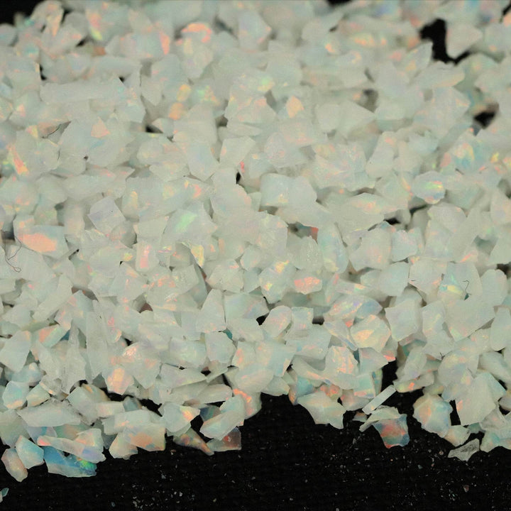 Pearl White Crushed Opal - The Opal Dealer