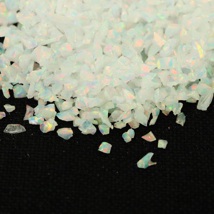 Pearl White Crushed Opal - The Opal Dealer