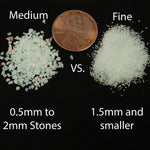 Pearl White Crushed Opal