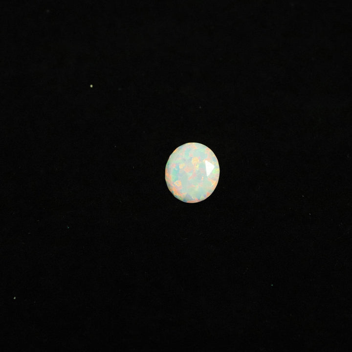 Pearl White Diamond Cut Faceted Opal Stones - The Opal Dealer