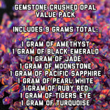 Gemstone Crushed Opal Value Pack - 9 Grams Total