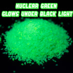 Nuclear Green Crushed Opal Mini Vial