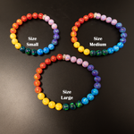 Rainbow Opal Beaded Bracelet - Continuous Color Pattern