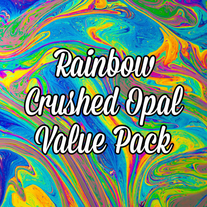 Rainbow Crushed Opal Value Pack - 6 Grams Total - The Opal Dealer