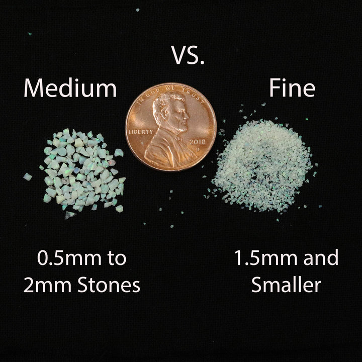 Rose Quartz Crushed Opal - The Opal Dealer
