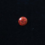 Ruby Red Diamond Cut Faceted Opal Stones