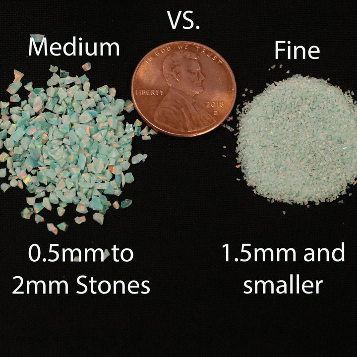 Seafoam Crushed Opal - The Opal Dealer