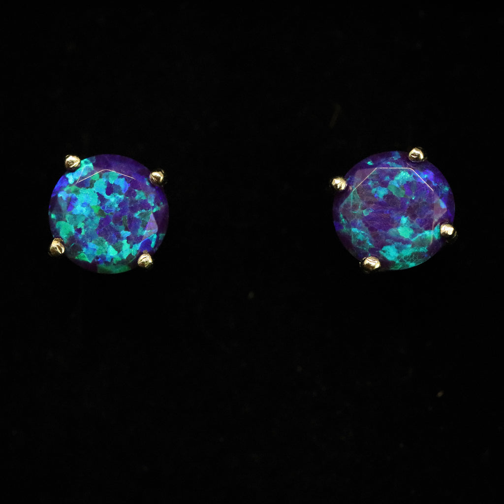 Lavender opal earrings deals