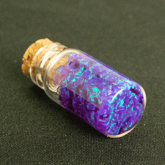 Sleepy Lavender Crushed Opal Mini Vial - The Opal Dealer